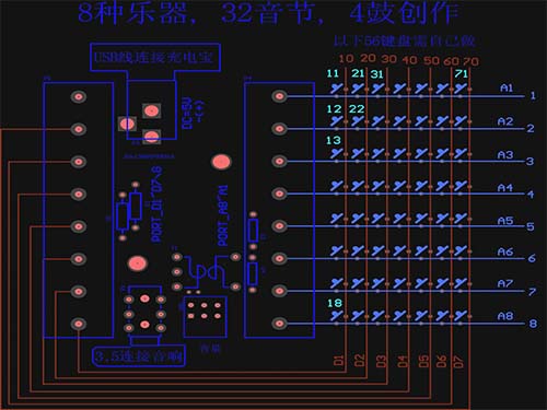 56键8种乐器教材